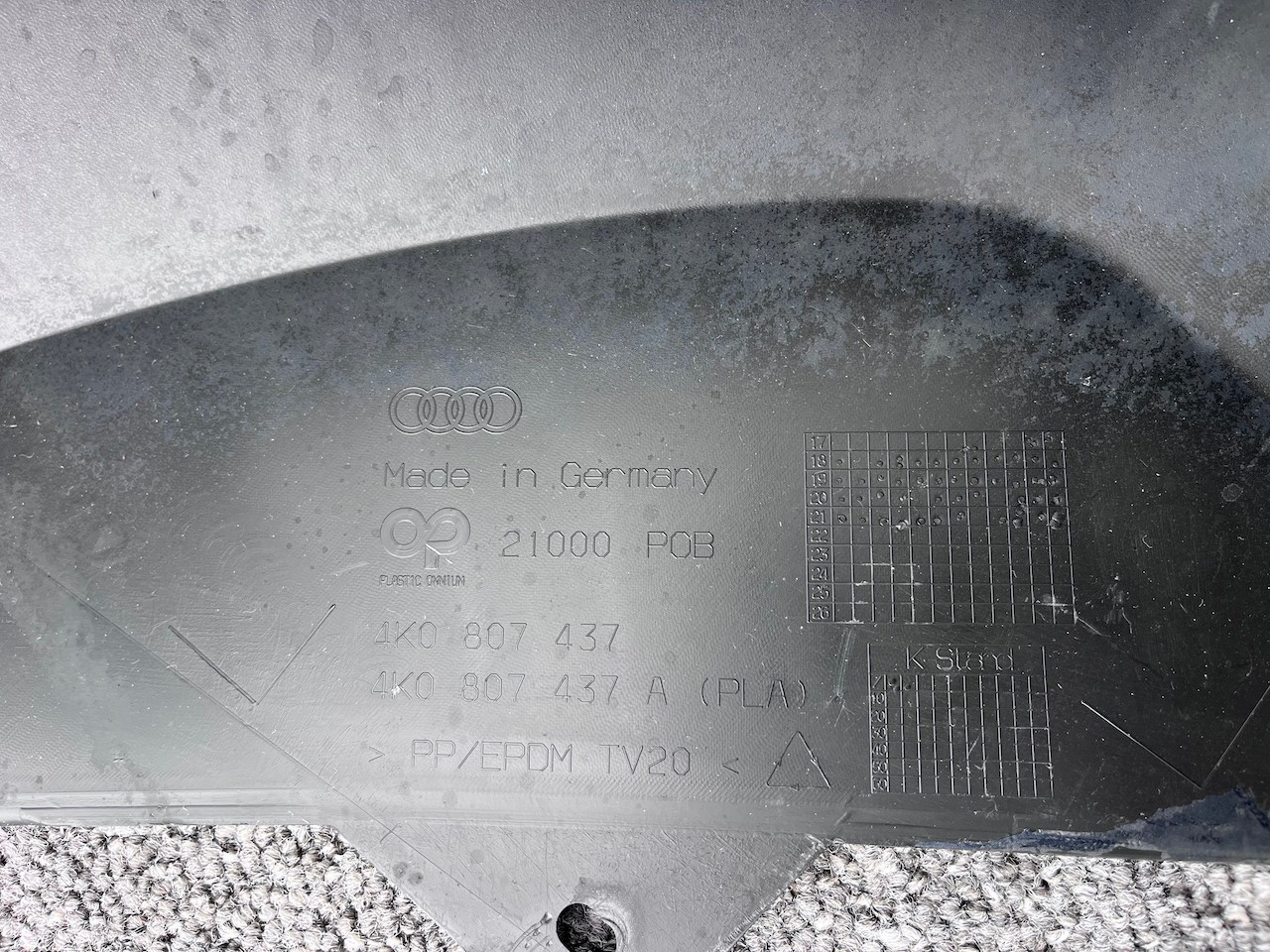 Audi A6 Sport Se C8 Saloon Estate 2019-2024 Front Bumper 6 Pdc Genuine [a822]