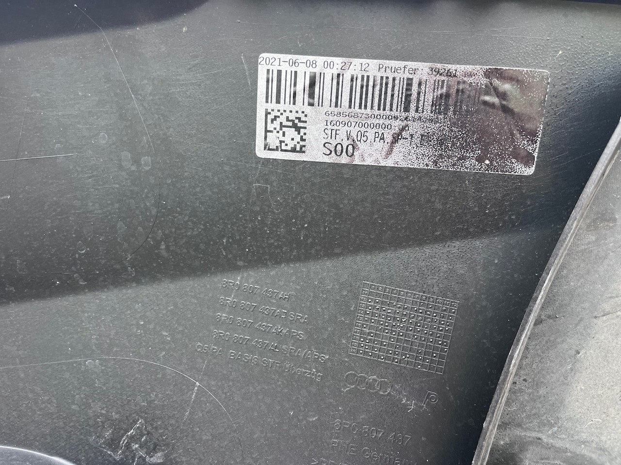 Audi Q5 Se Quattro Suv Mk1 Lift 2012-2016 Front Bumper 4 Pdc Genuine [a863]