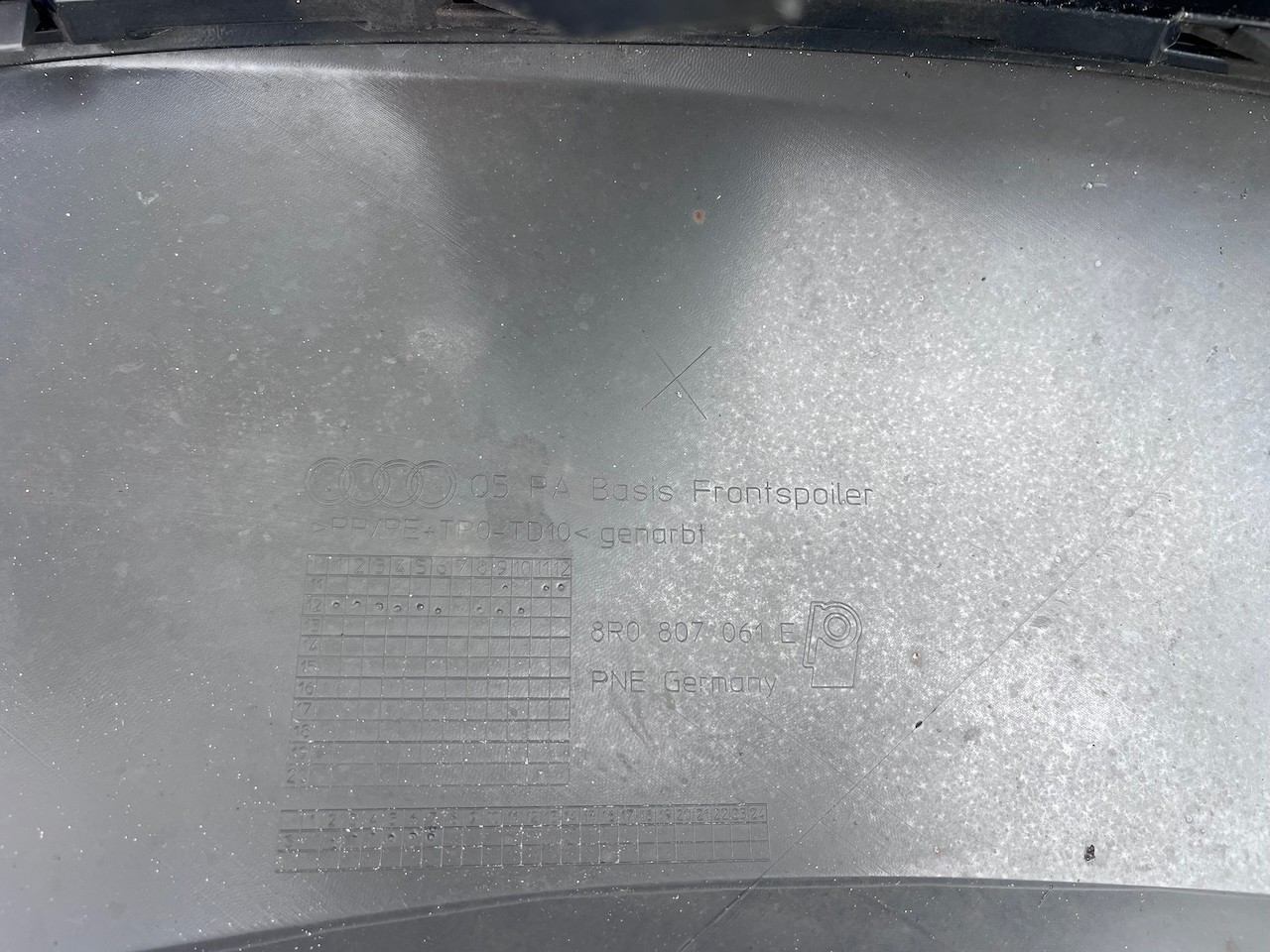 Audi Q5 Se Quattro Suv Mk1 Lift 2012-2016 Front Bumper 4 Pdc Genuine [a862]