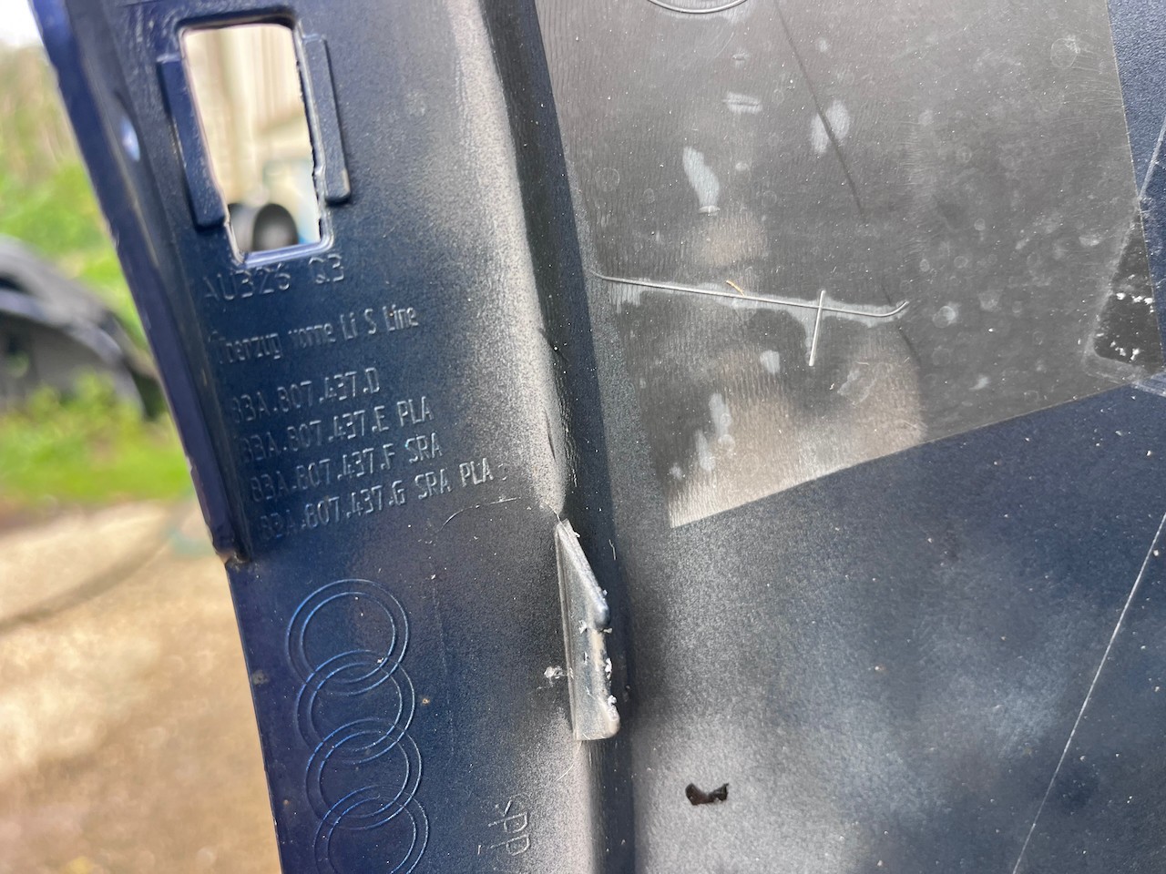 Audi Q3 S Line Suv Mk2 2019-2023 Front Bumper Pdc No Jets Genuine [a887]