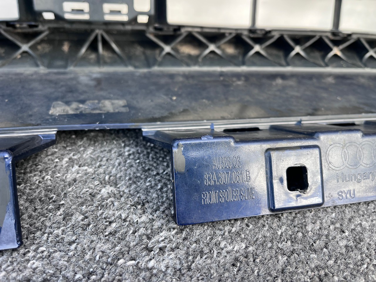 Audi Q3 S Line Suv Mk2 2019-2023 Front Bumper Pdc No Jets Genuine [a887]