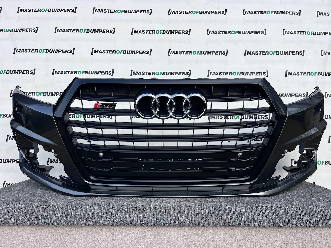 Audi Sq7 S Line Suv Mk2 2016-2019 Front Bumper 4 Pdc + Jets Genuine [a888]