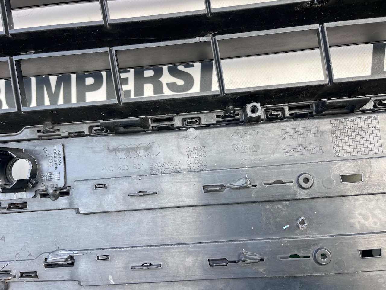 Audi Sq7 S Line Suv Mk2 2016-2019 Front Bumper 4 Pdc + Jets Genuine [a888]