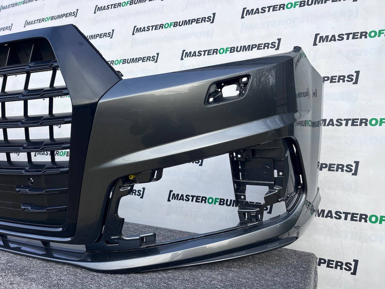 Audi Sq7 S Line Suv Mk2 2016-2019 Front Bumper 4 Pdc + Jets Genuine [a888]