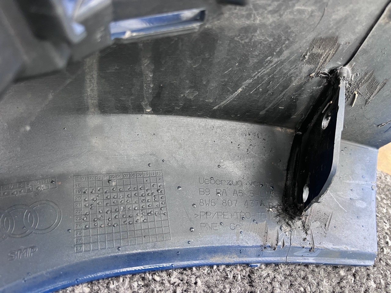 Audi A5 S Line B9 Facelift 2020-2024 Front Bumper 4 Pdc Genuine [a889]