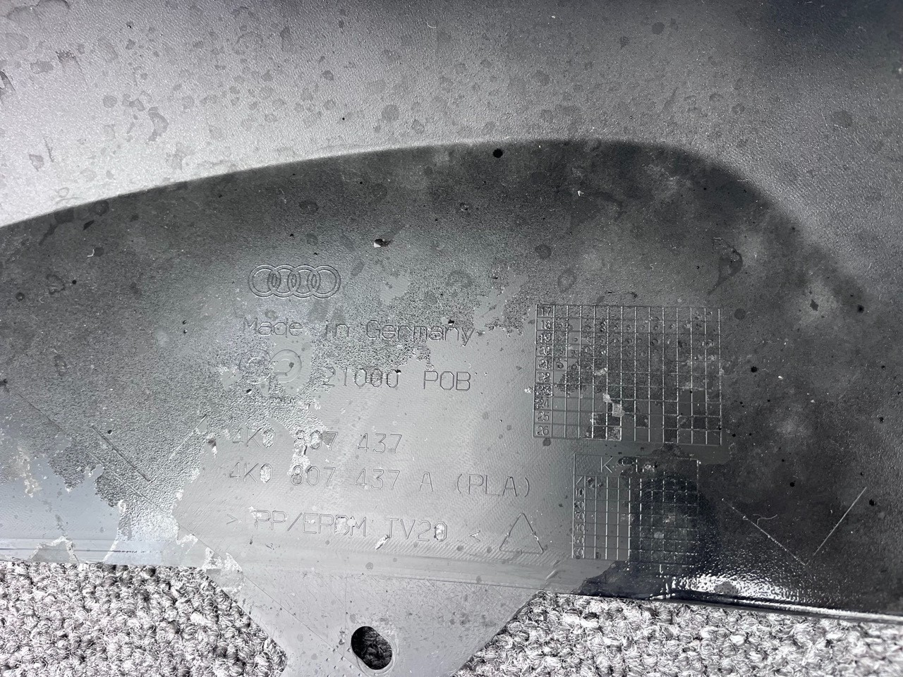 Audi A6 Sport Se C8 2019-2022 Front Bumper 6 Pdc + Jets Genuine [a897]