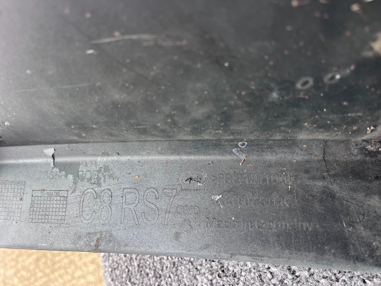 Audi Rs7 C8 2020-2025 Rear Bumper 6 Pdc Genuine [a904]