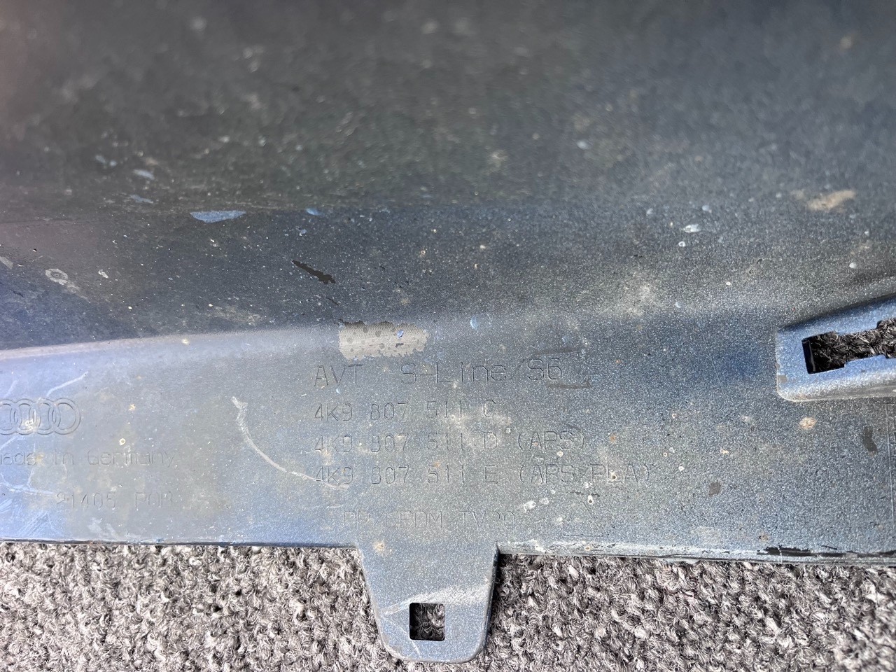 Audi A6 S Line S6 Avant Estate C8 2020-2024 Rear Bumper 6 Pdc Genuine [a905]