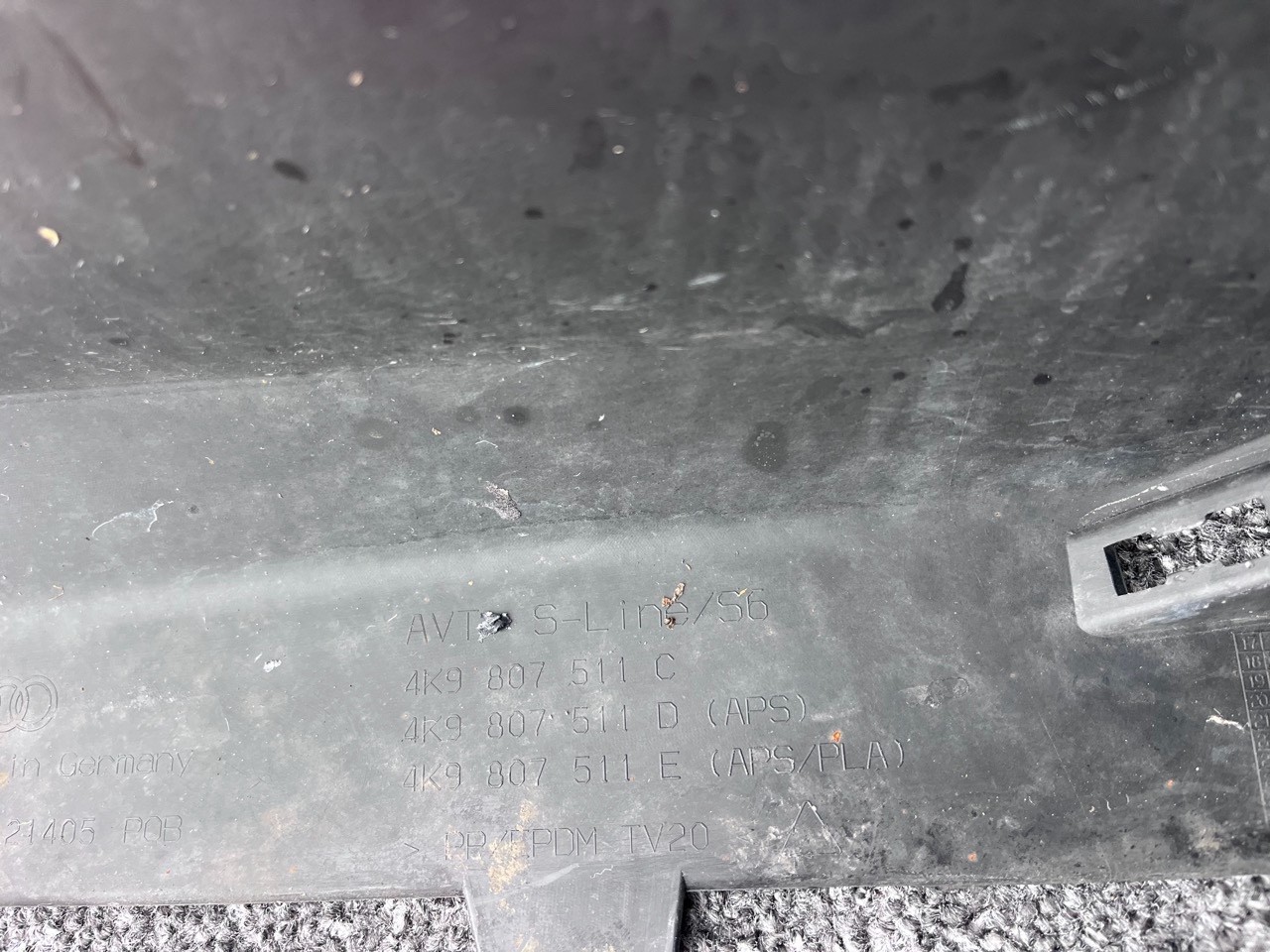 Audi A6 S Line S6 Avant Estate C8 2020-2024 Rear Bumper 6 Pdc Genuine [a906]