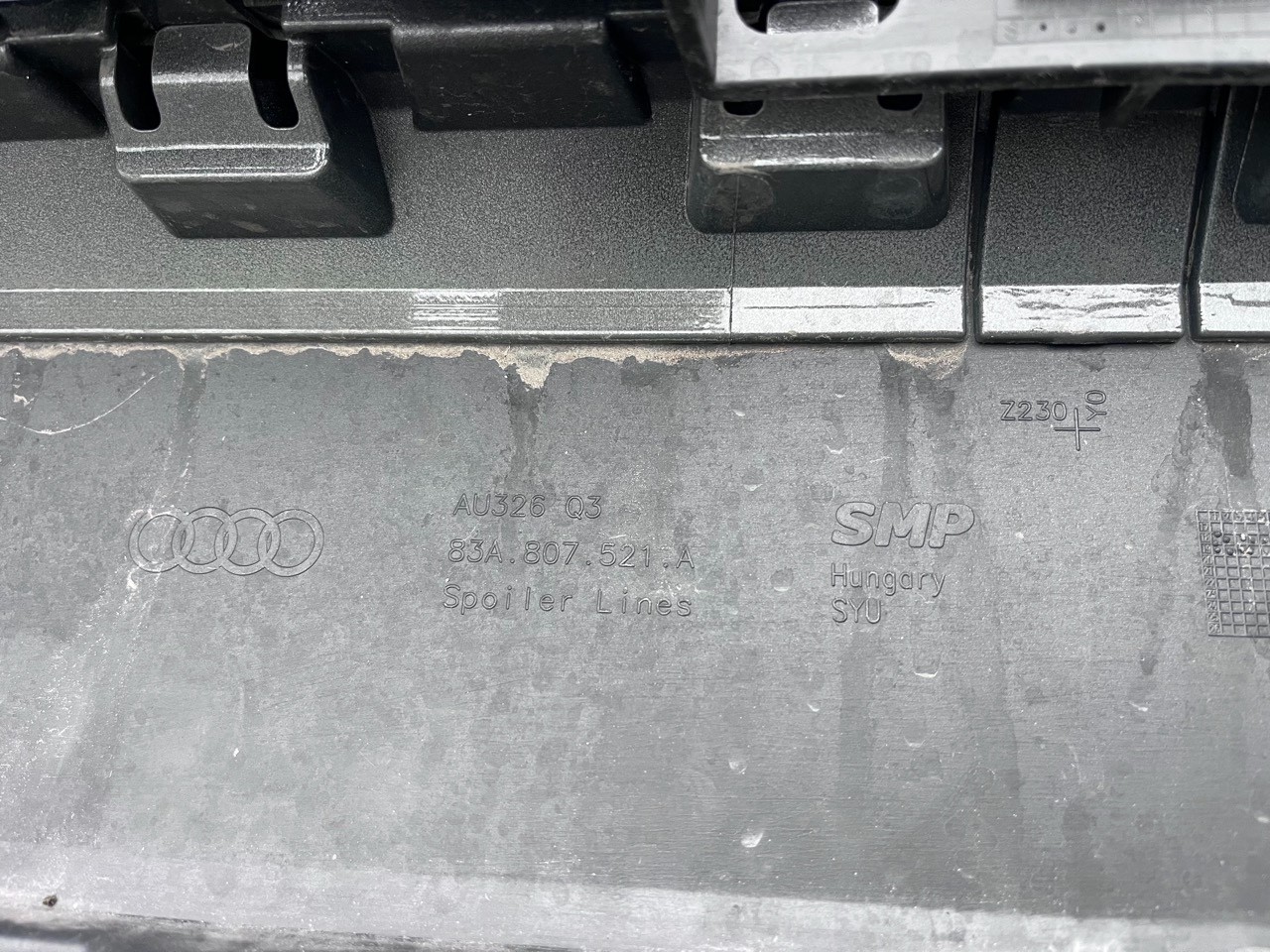 Audi Q3 Sport Mk2 2018-2024 Rear Bumper 4 Pdc Genuine [a914]