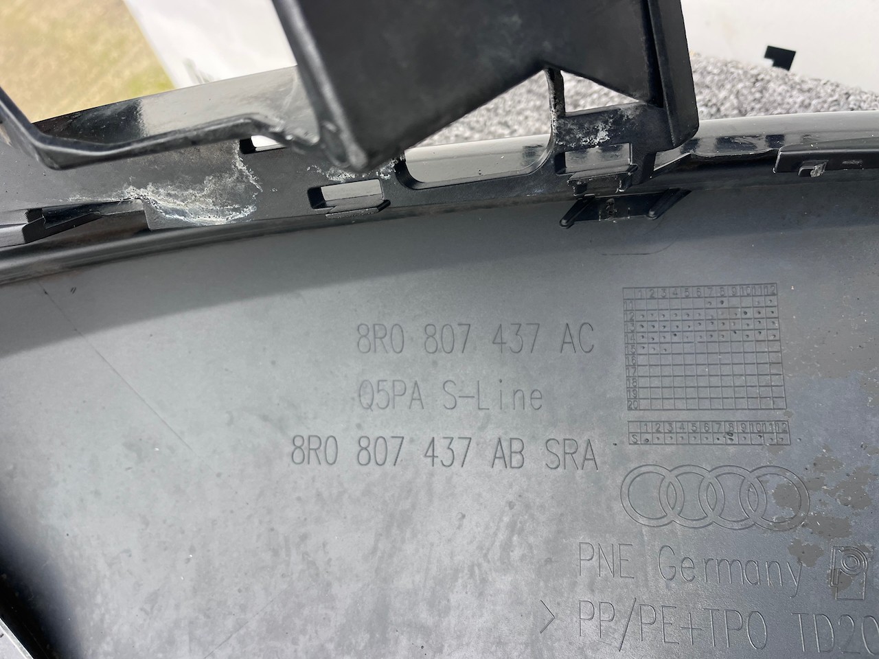 Audi Q5 S-line Quattro Suv Mk1 Lift 2012-2016 Front Bumper 4 Pdc Genuine [a920]