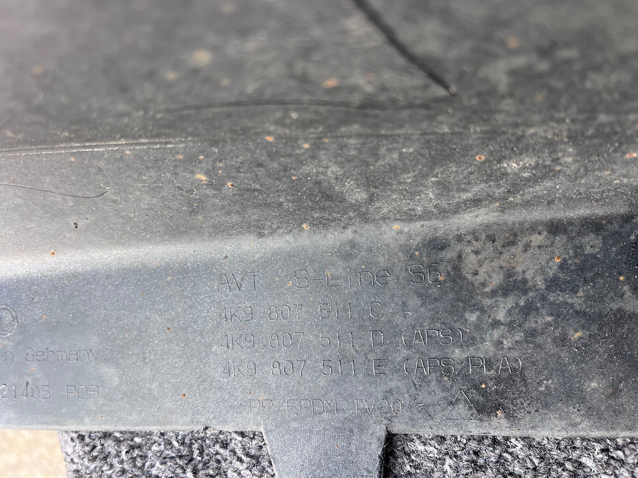 Audi A6 S Line Avant Estate C8 2019-2023 Rear Bumper 4 Pdc Genuine [a927]