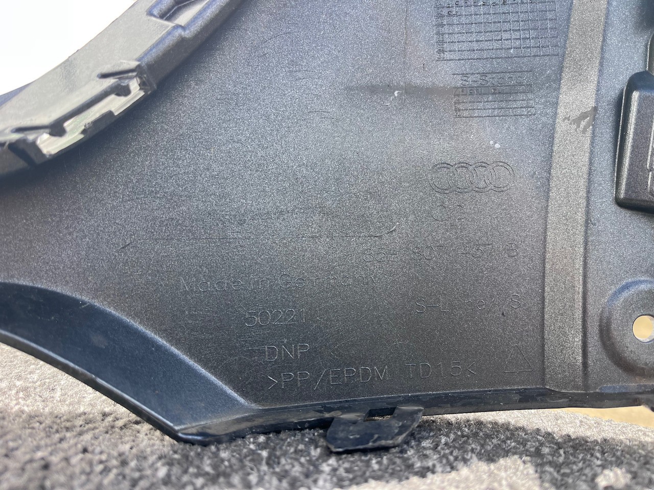 Audi Q6 E-tron S Line Suv 2024-2026 Front Bumper 6 Pdc Genuine [a969]