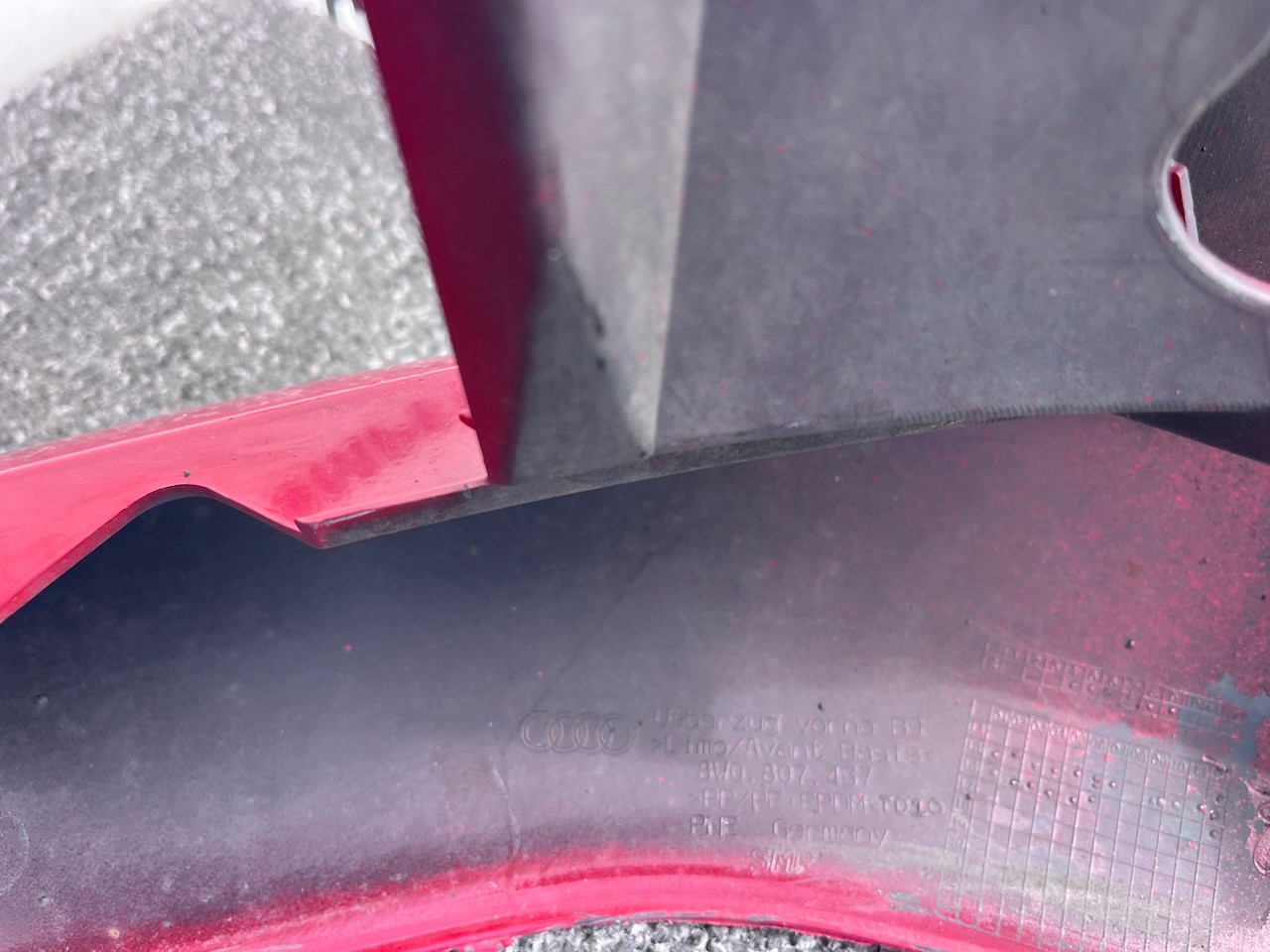 Audi A4 Se Saloon Estate B9 2016-2019 Front Bumper 4 Pdc Genuine [a984]