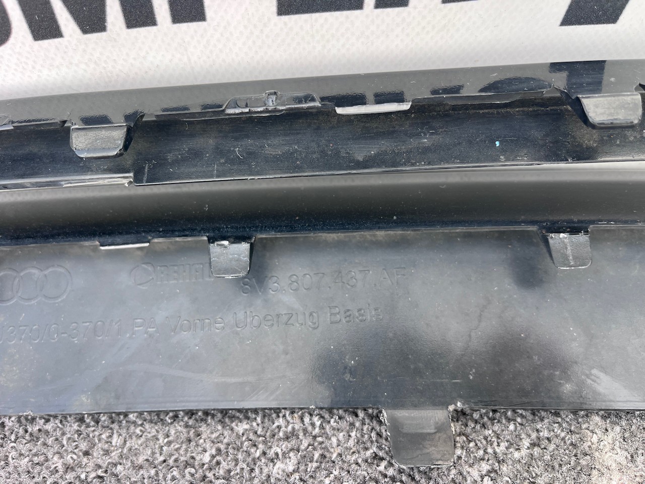 Audi A3 Se Hatchback 8v Lift 2016-2019 Front Bumper No Pdc Genuine [a978]