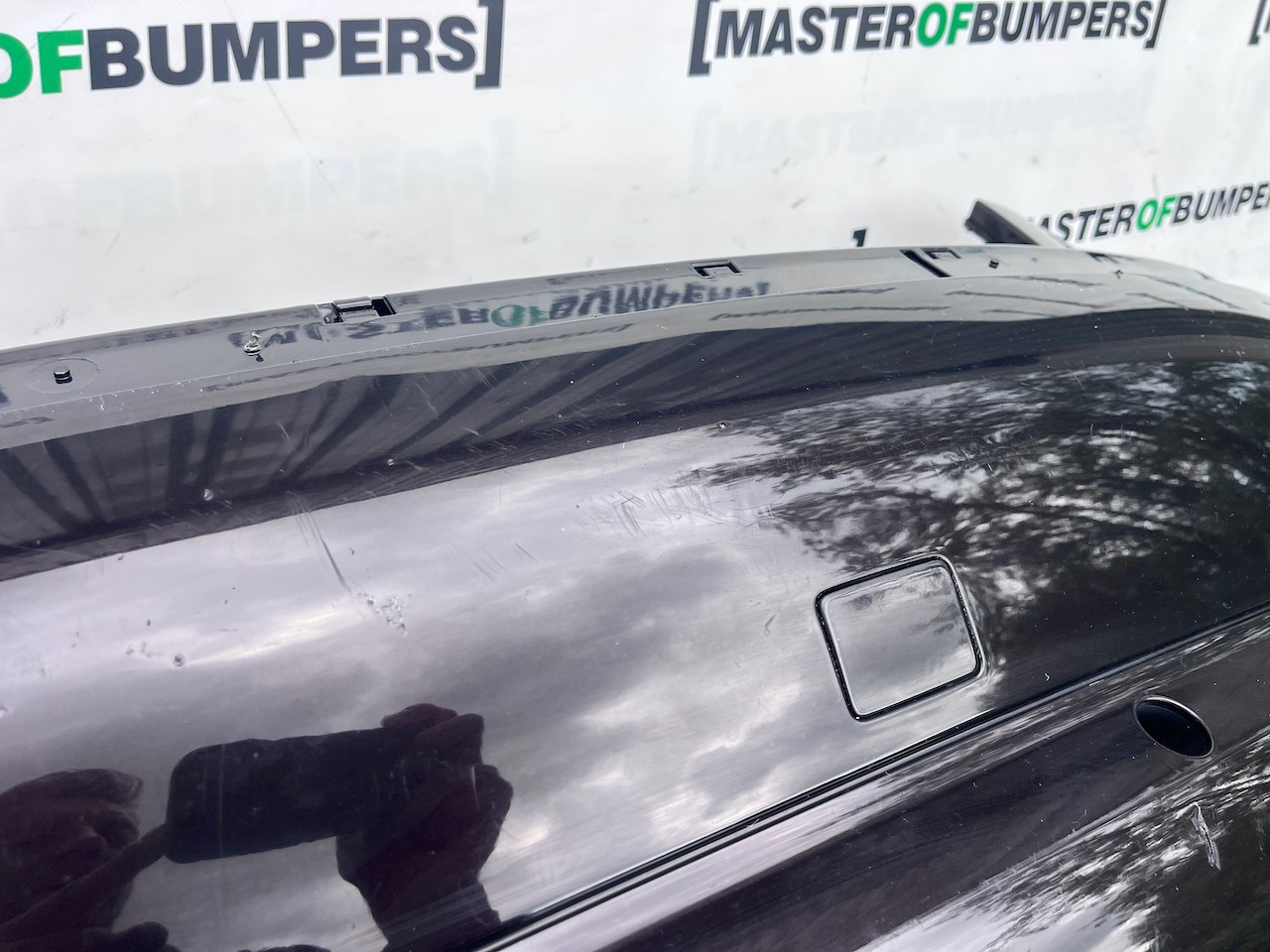 Audi S8 D3 4e Saloon 2003-2009 Rear Bumper W/ Diffuser 4 Pdc Genuine [a982]
