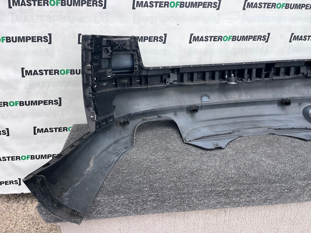 Audi S8 D3 4e Saloon 2003-2009 Rear Bumper W/ Diffuser 4 Pdc Genuine [a982]
