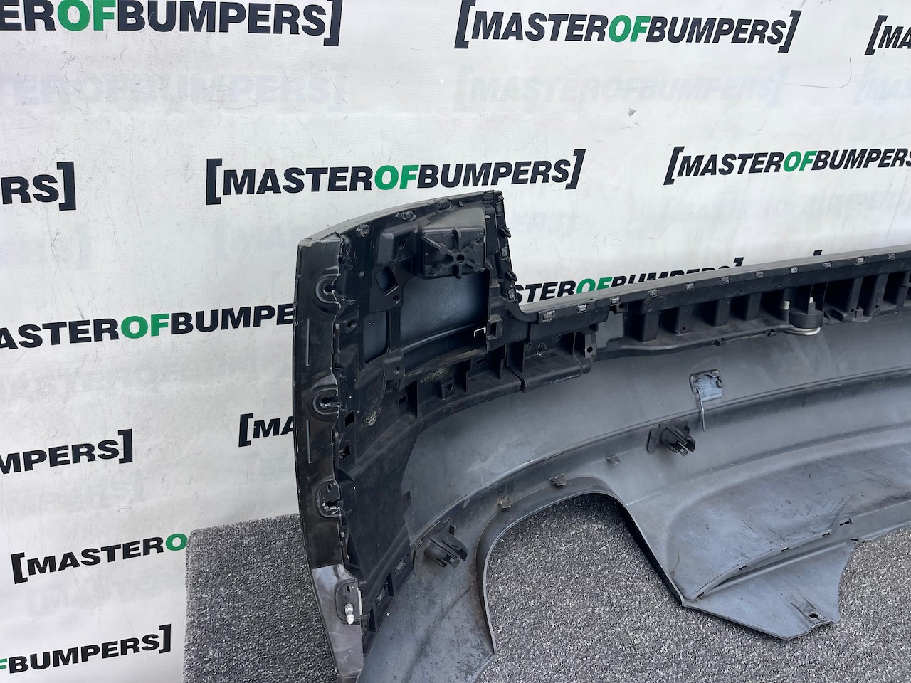 Audi S8 D3 4e Saloon 2003-2009 Rear Bumper W/ Diffuser 4 Pdc Genuine [a982]