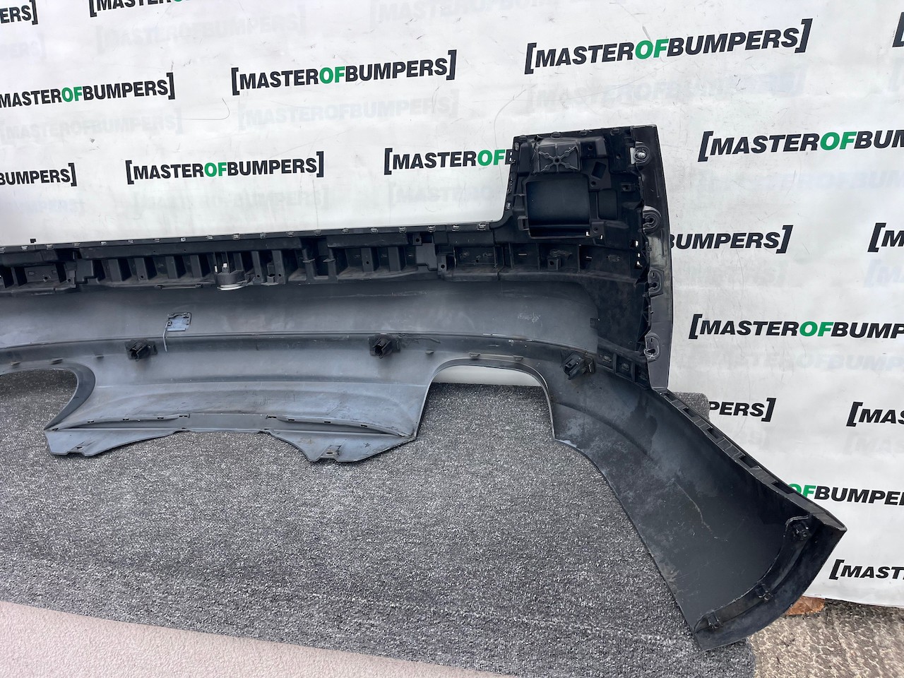 Audi S8 D3 4e Saloon 2003-2009 Rear Bumper W/ Diffuser 4 Pdc Genuine [a982]