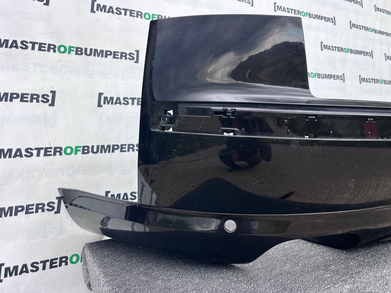 Audi S8 D3 4e Saloon 2003-2009 Rear Bumper W/ Diffuser 4 Pdc Genuine [a982]
