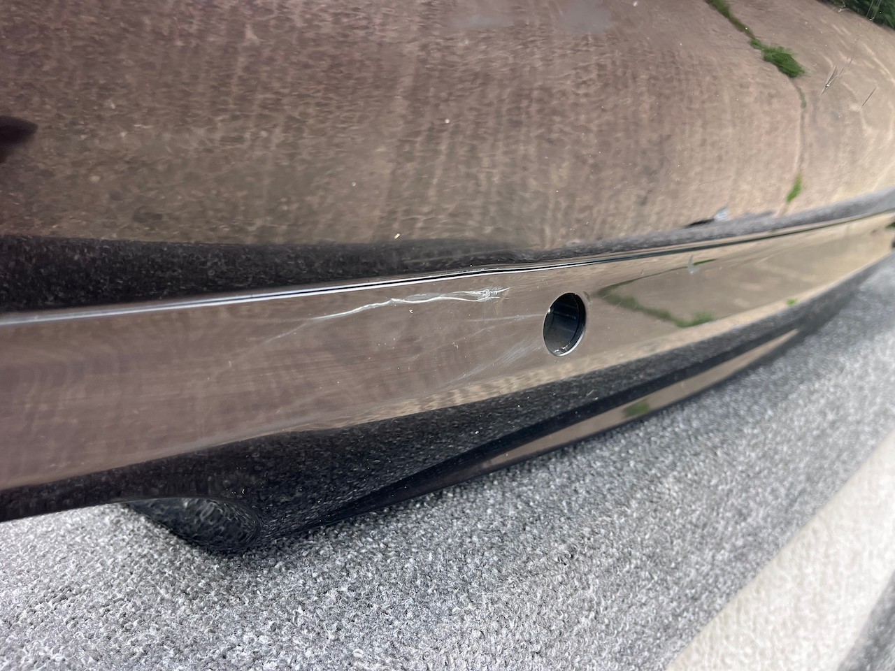 Audi S8 D3 4e Saloon 2003-2009 Rear Bumper W/ Diffuser 4 Pdc Genuine [a982]
