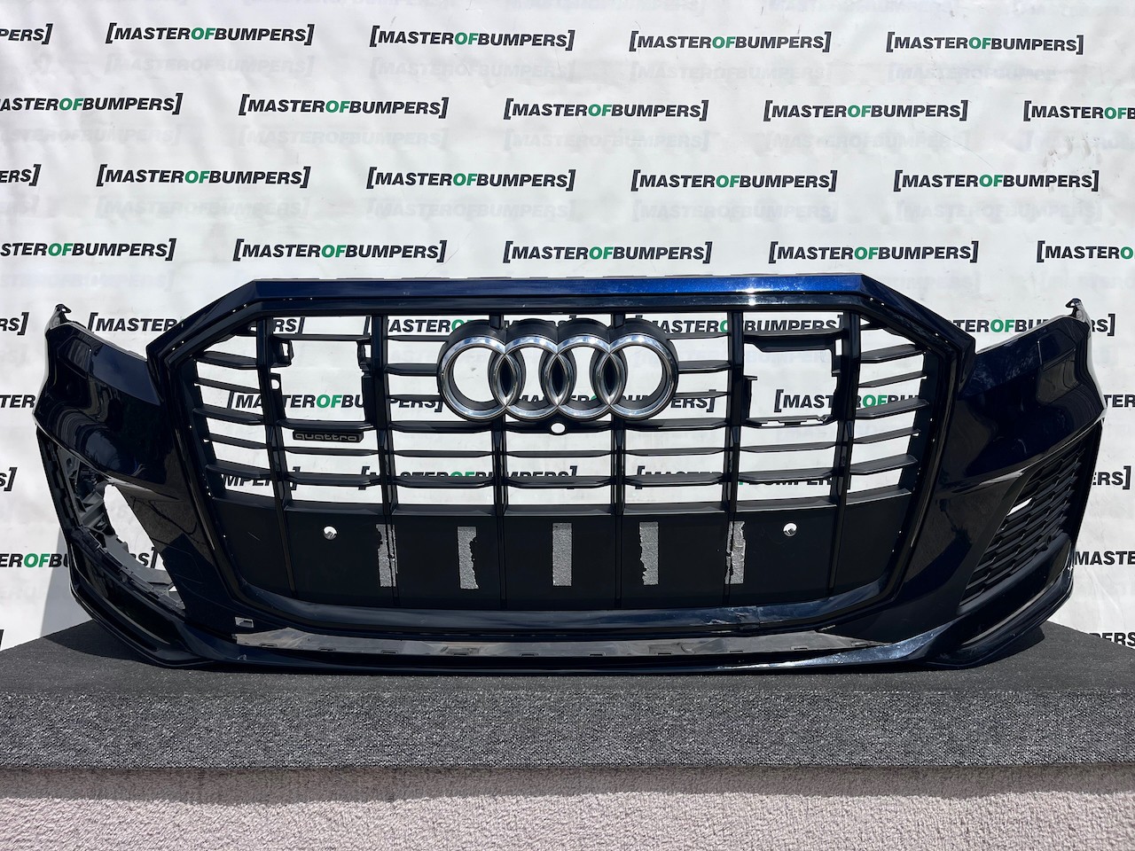 Audi Sq7 Q7 S Line Lift 2019-2022 Front Bumper W/lip 4 Pdc Genuine [a10]