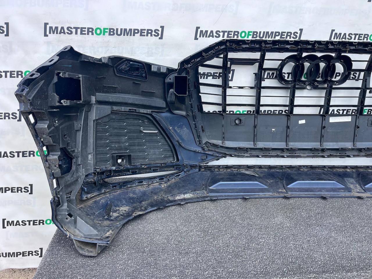 Audi Sq7 Q7 S Line Lift 2019-2022 Front Bumper W/lip 4 Pdc Genuine [a10]
