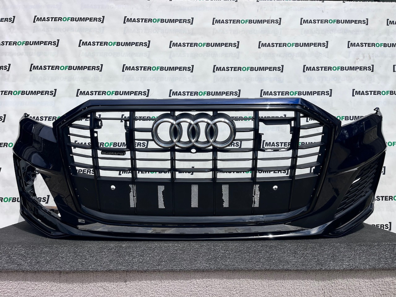 Audi Sq7 Q7 S Line Lift 2019-2022 Front Bumper W/lip 4 Pdc Genuine [a10]