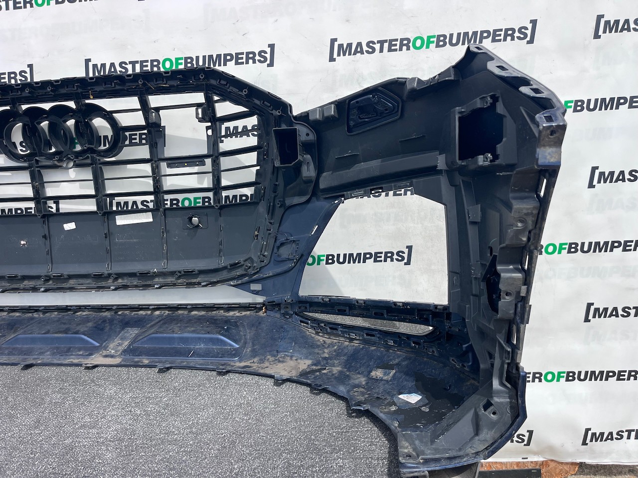 Audi Sq7 Q7 S Line Lift 2019-2022 Front Bumper W/lip 4 Pdc Genuine [a10]