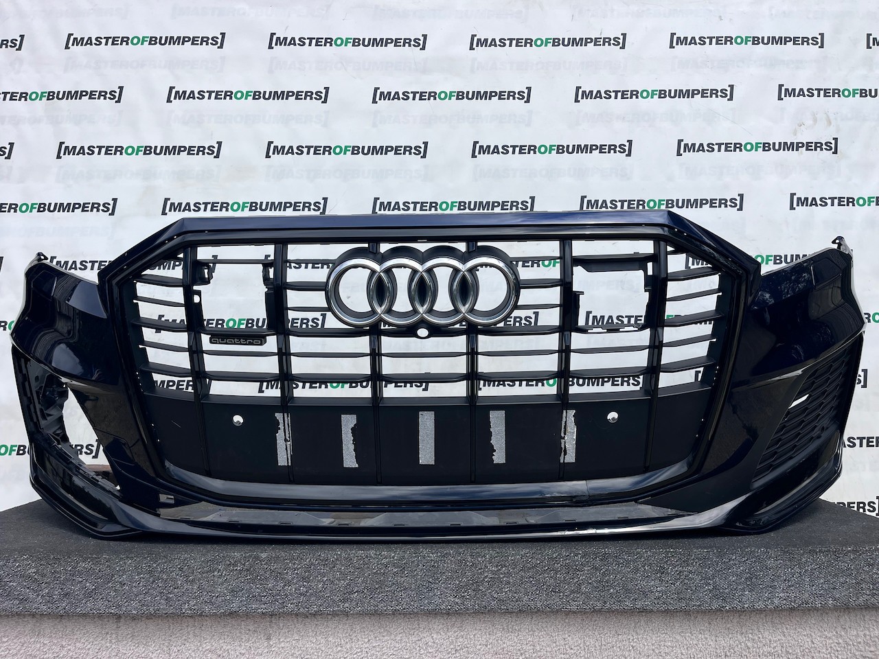 Audi Sq7 Q7 S Line Lift 2019-2022 Front Bumper W/lip 4 Pdc Genuine [a10]