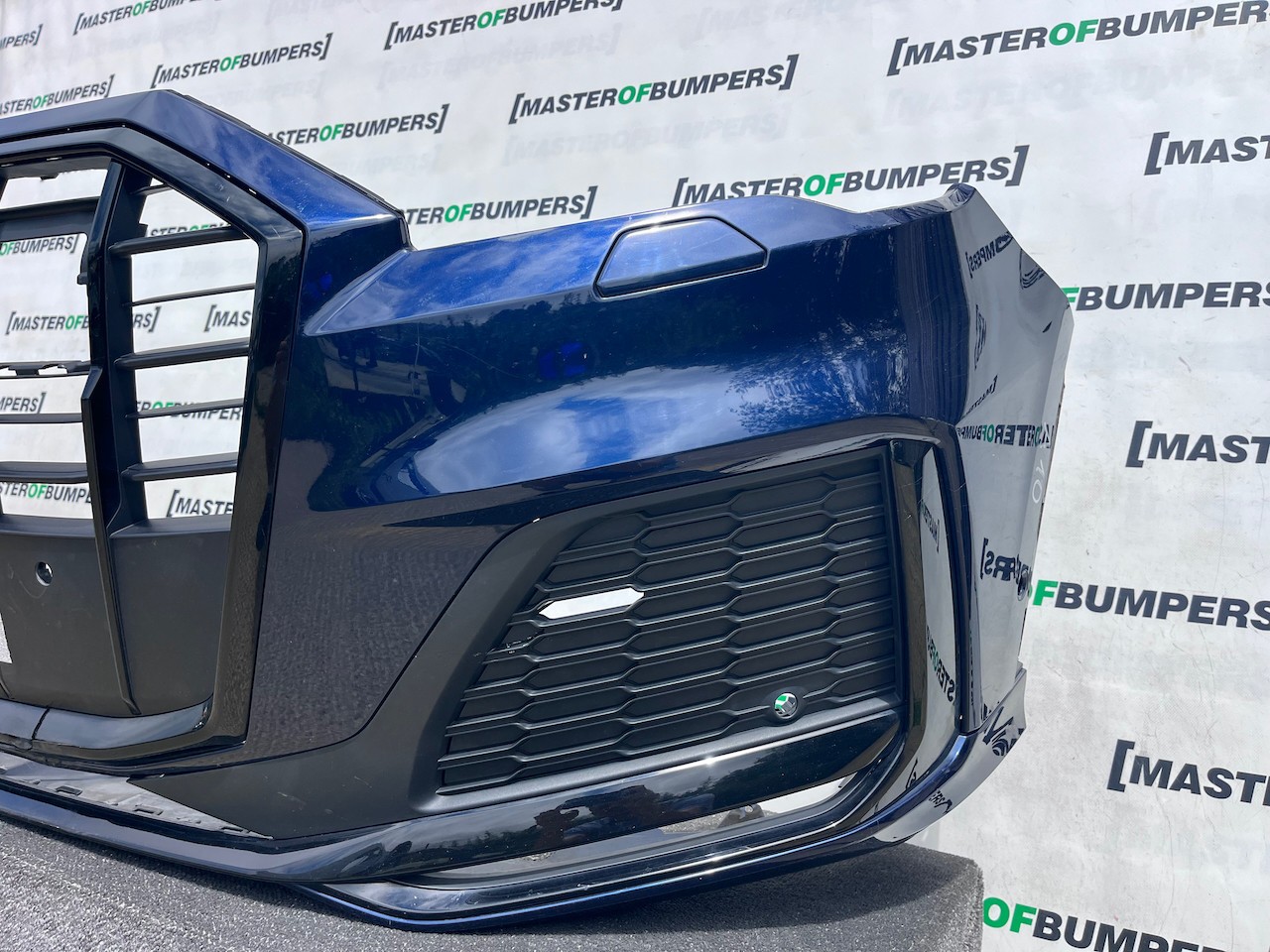Audi Sq7 Q7 S Line Lift 2019-2022 Front Bumper W/lip 4 Pdc Genuine [a10]