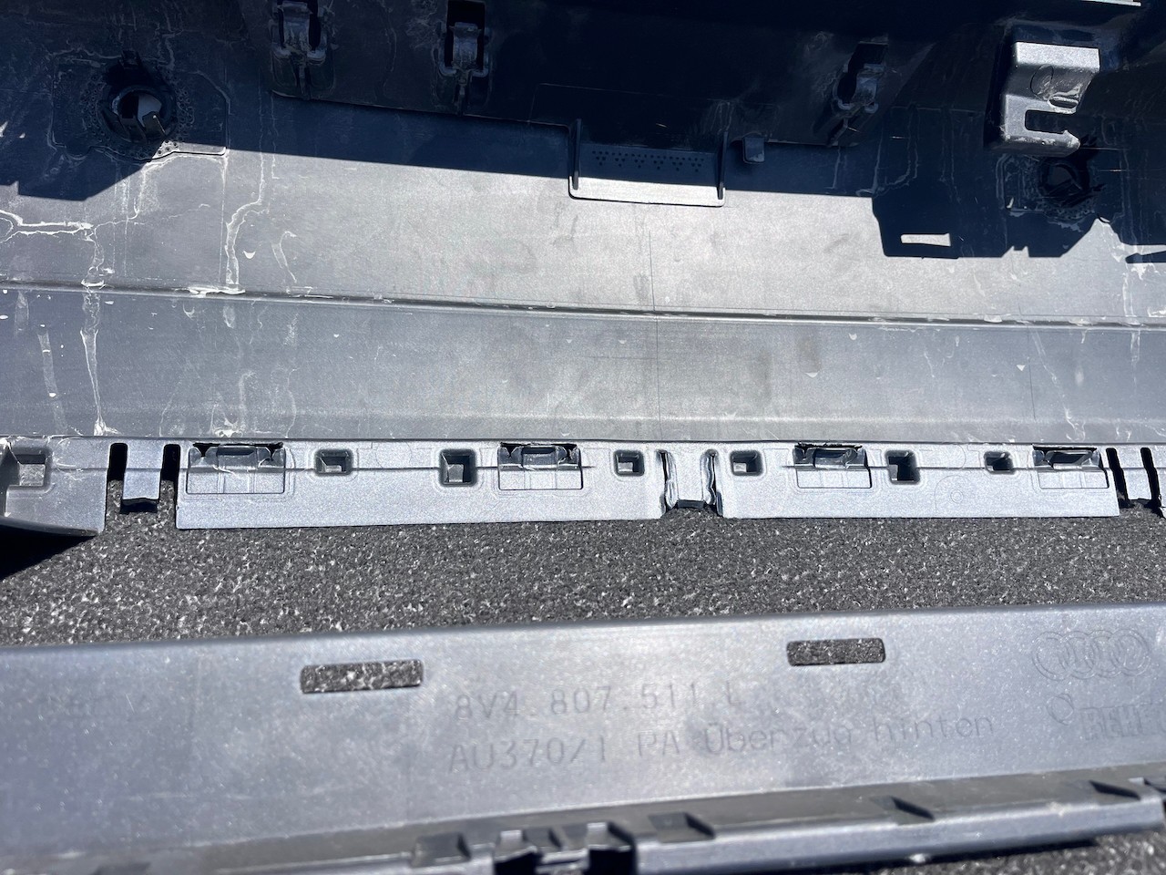 Audi A3 Se Hatchback 8v Lift 5 Doors 2016-2019 Rear Bumper 6 Pdc Genuine [a909]