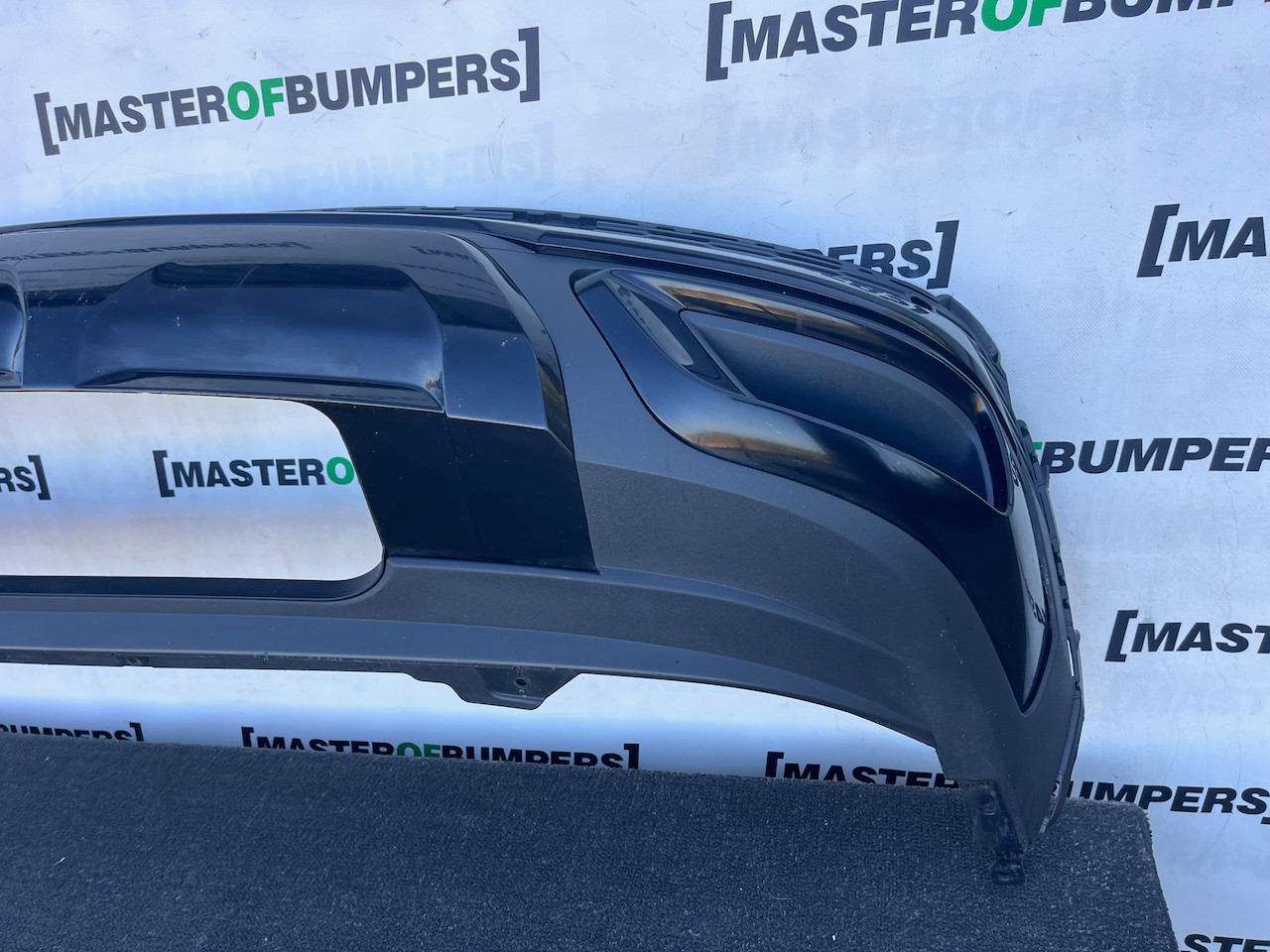 Audi Q7 S Line Suv Mk2 Lift 2019-2023 Rear Bumper Difuser Pdc Genuine [a65]