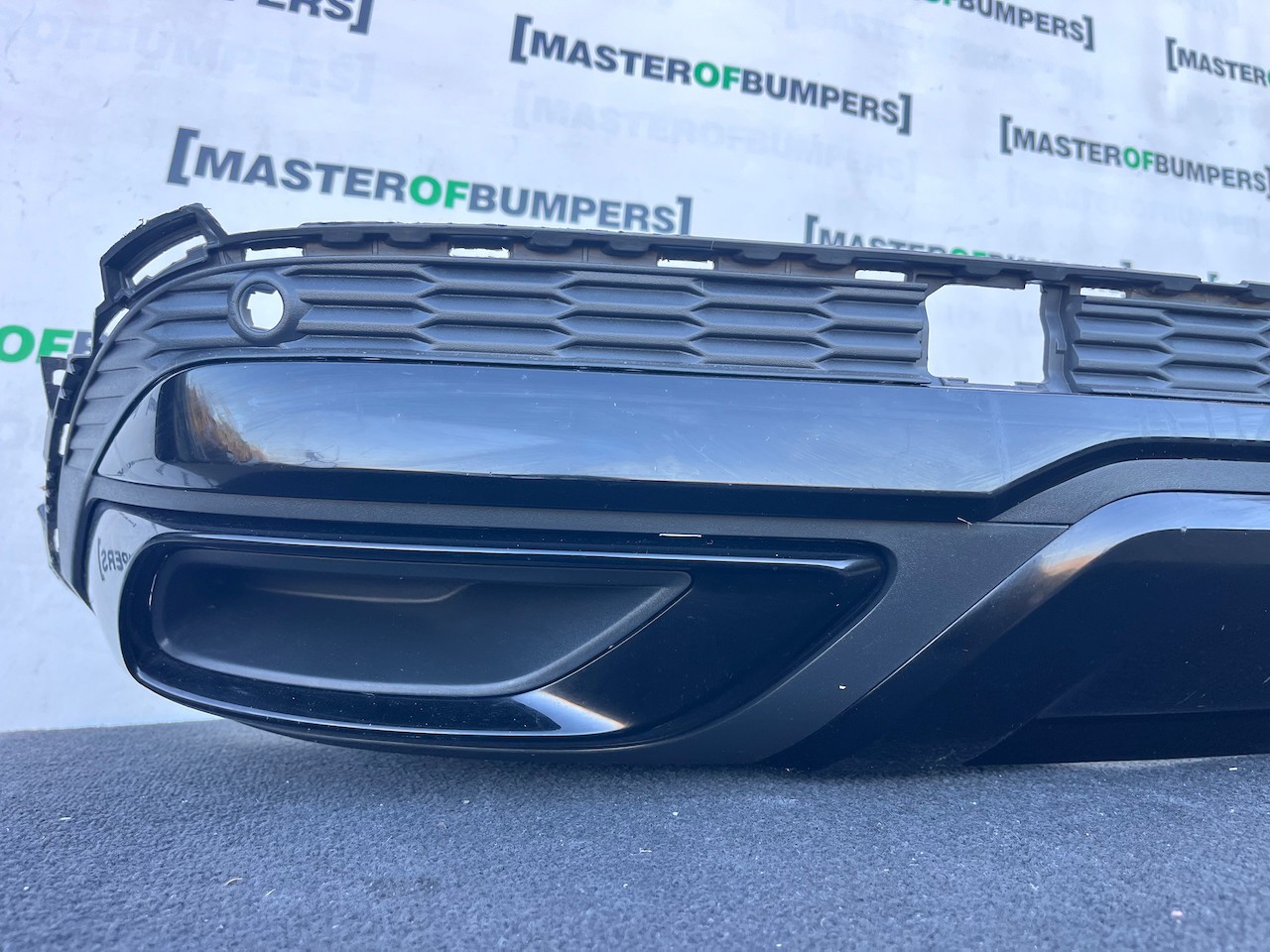 Audi Q7 S Line Suv Mk2 Lift 2019-2023 Rear Bumper Difuser Pdc Genuine [a65]