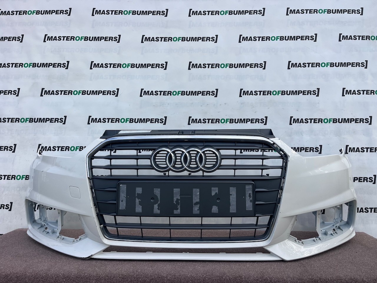 Audi A1 Se Lift Hatchback 2015-2018 Front Bumper No Pdc No Jets Genuine [a97]