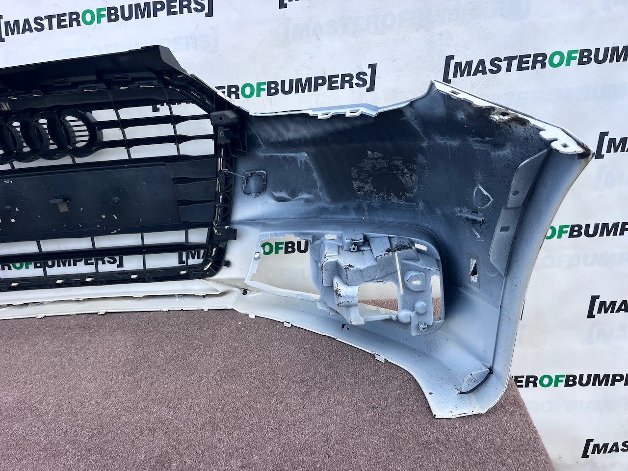 Audi A1 Se Lift Hatchback 2015-2018 Front Bumper No Pdc No Jets Genuine [a97]