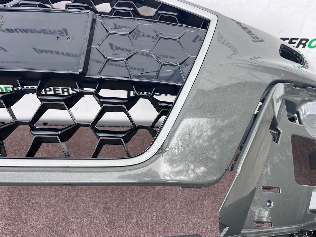 Audi A1 S Line S1 Mk2 Hatchback 2019-2026 Front Bumper 4 Pdc Jets Genuine [a106]