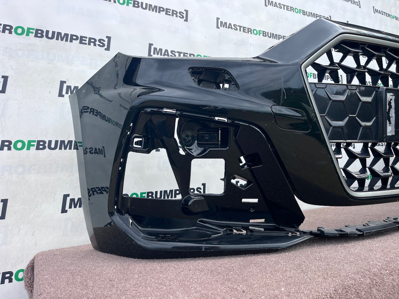 Audi A1 S Line Mk2 Hatchback 2019-2026 Front Bumper No Pdc Jets Genuine [a107]