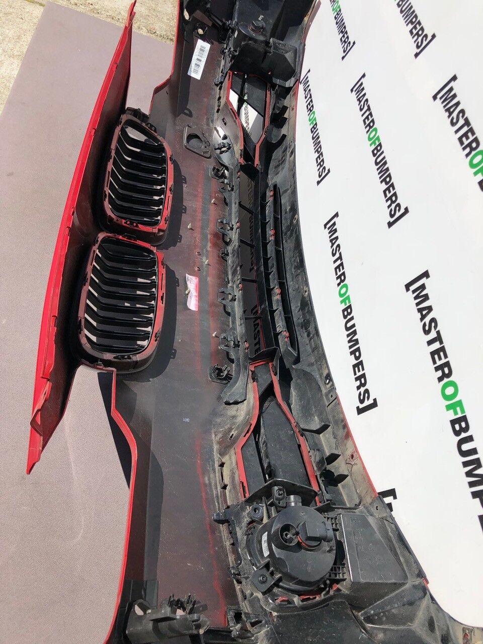 BMW 3 Series Sport F30 F31 Front Bumper In Red Complete Genuine [B110]