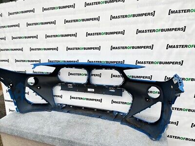 BMW X2 M Sport F39 2018-on Front Bumper In Blue 6 X Pdc Genuine [B713]