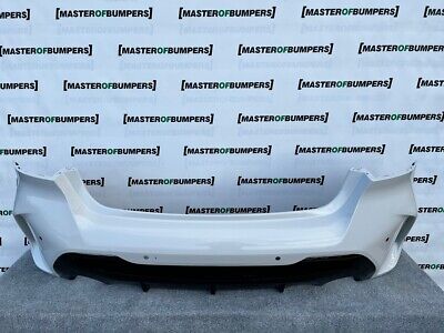 BMW 1 Series M Sport F40 2019-on Rear Bumper In White 6 X Pdc Genuine [B763]