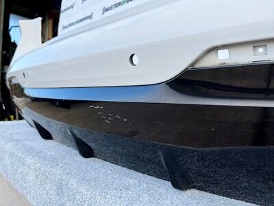 BMW 1 Series M Sport F40 2019-on Rear Bumper In White 6 X Pdc Genuine [B763]