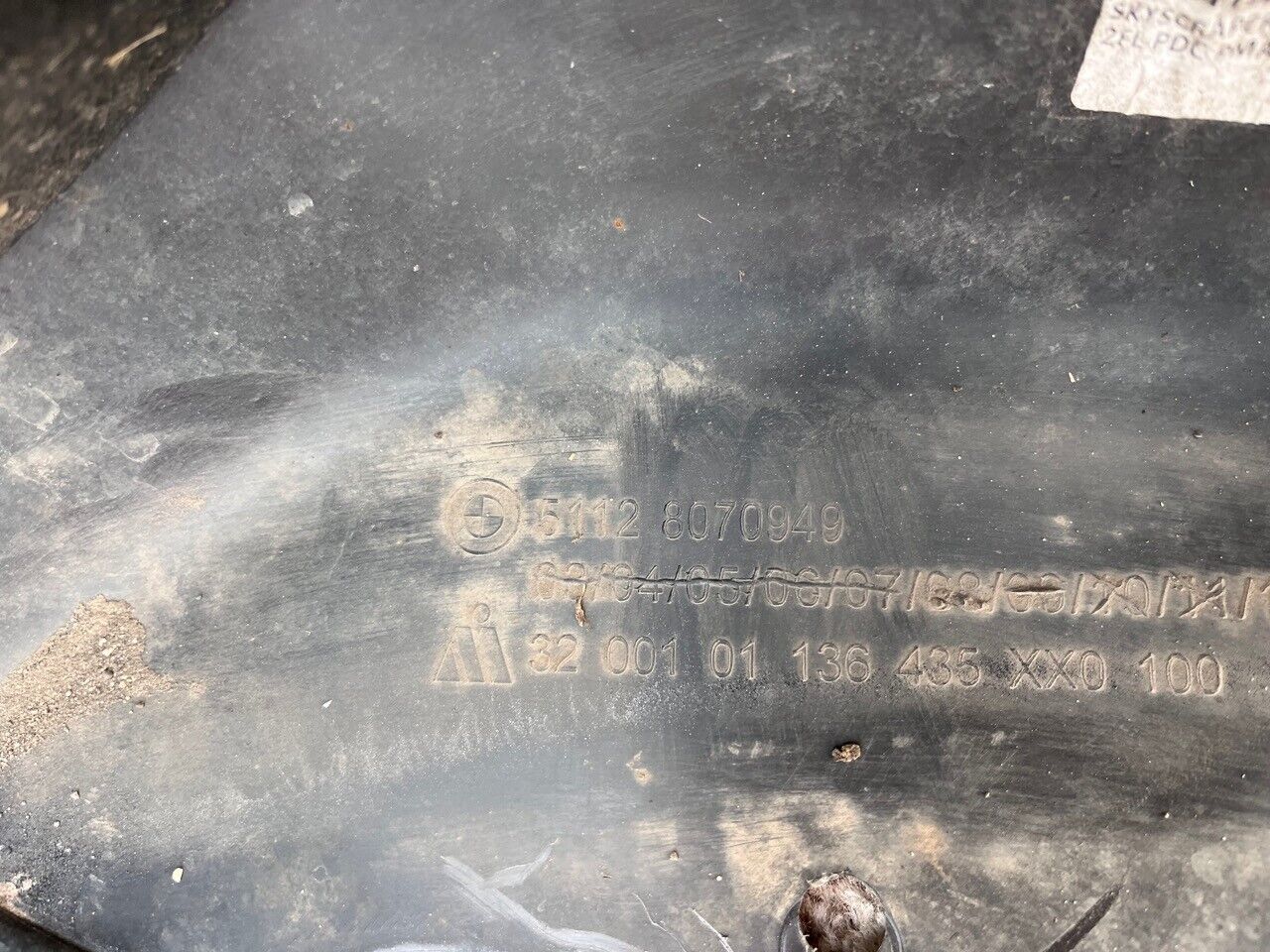 BMW 1 Series M Sport 140i F40 2019-on Rear Bumper Grey 6 Pdc Genuine [B240]