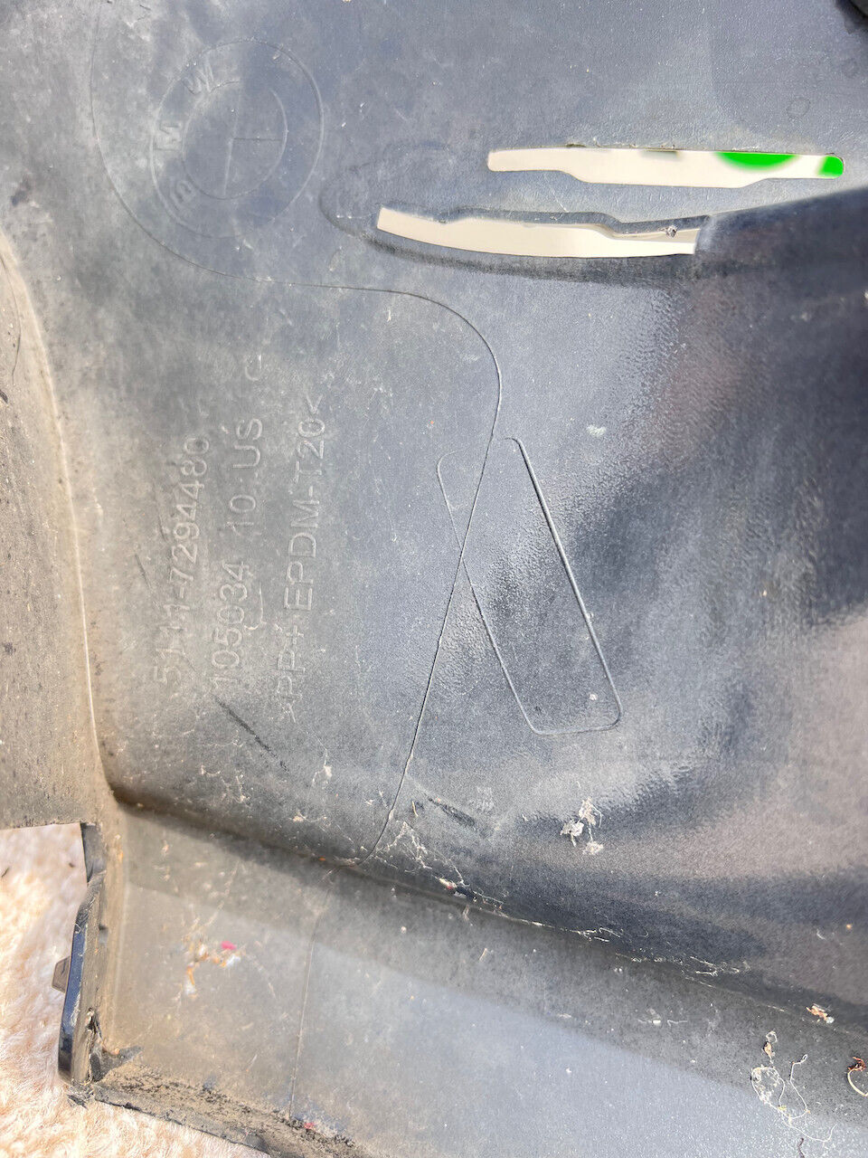 BMW X5 Se F15 Suv 2014-2018 Front Bumper Black 4 Pdc + Jets Genuine [B319]