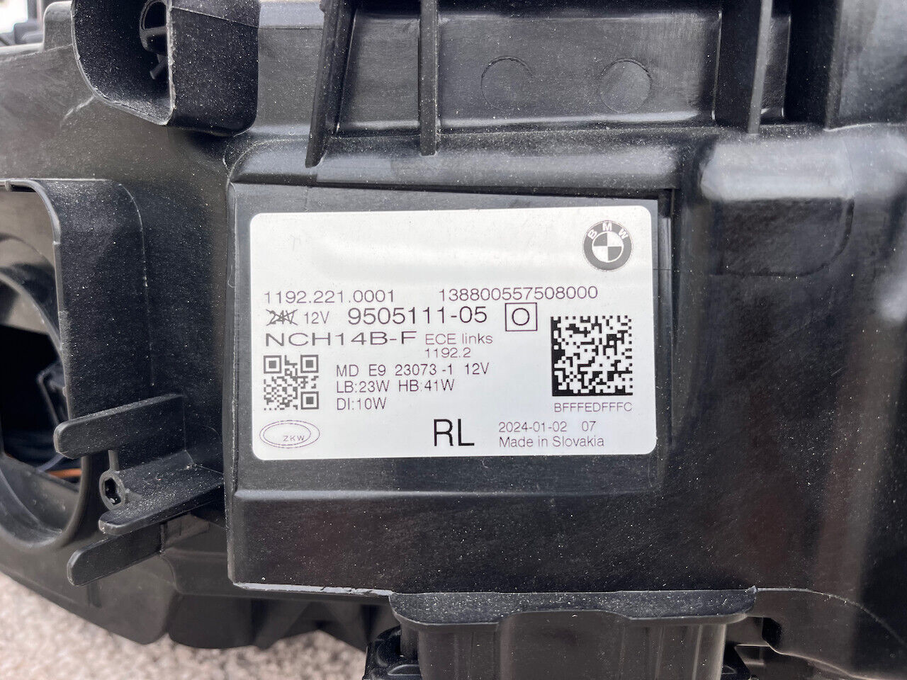 BMW 4 Series G22 G26 G23 2020-2023 Full Led Headlight Left Uk Spec Genuine [1]