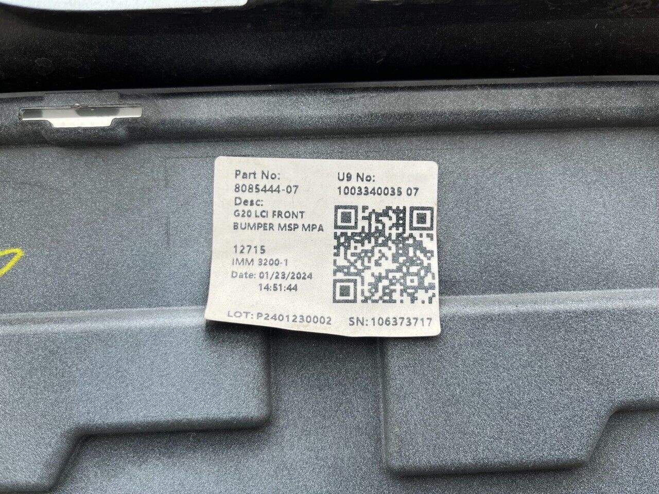 BMW 3 Series G20 Lci Facelift M Sport 2023-2025 Front Bumper Genuine [B177]