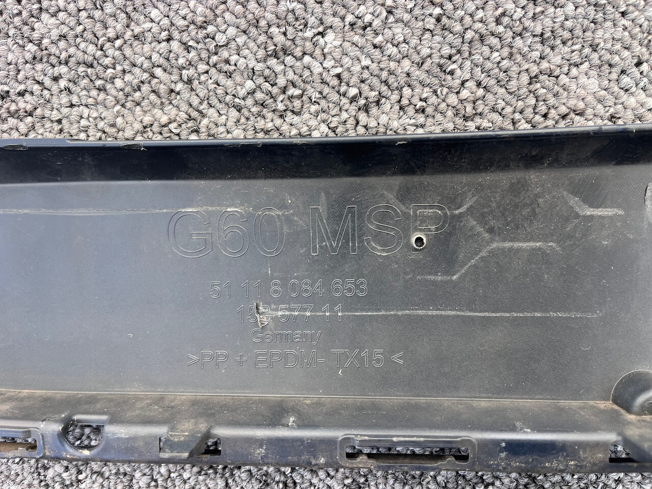 BMW 5 Series M Sport G60 G61 2023-on Front Bumper 6 Pdc Genuine [B211]