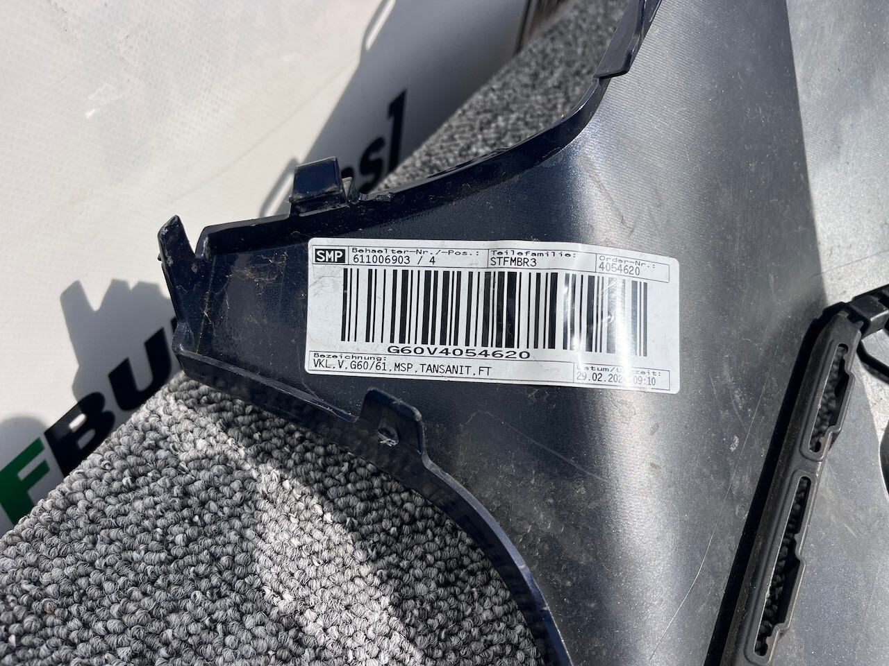 BMW 5 Series M Sport G60 G61 2023-on Front Bumper 6 Pdc Genuine [B211]