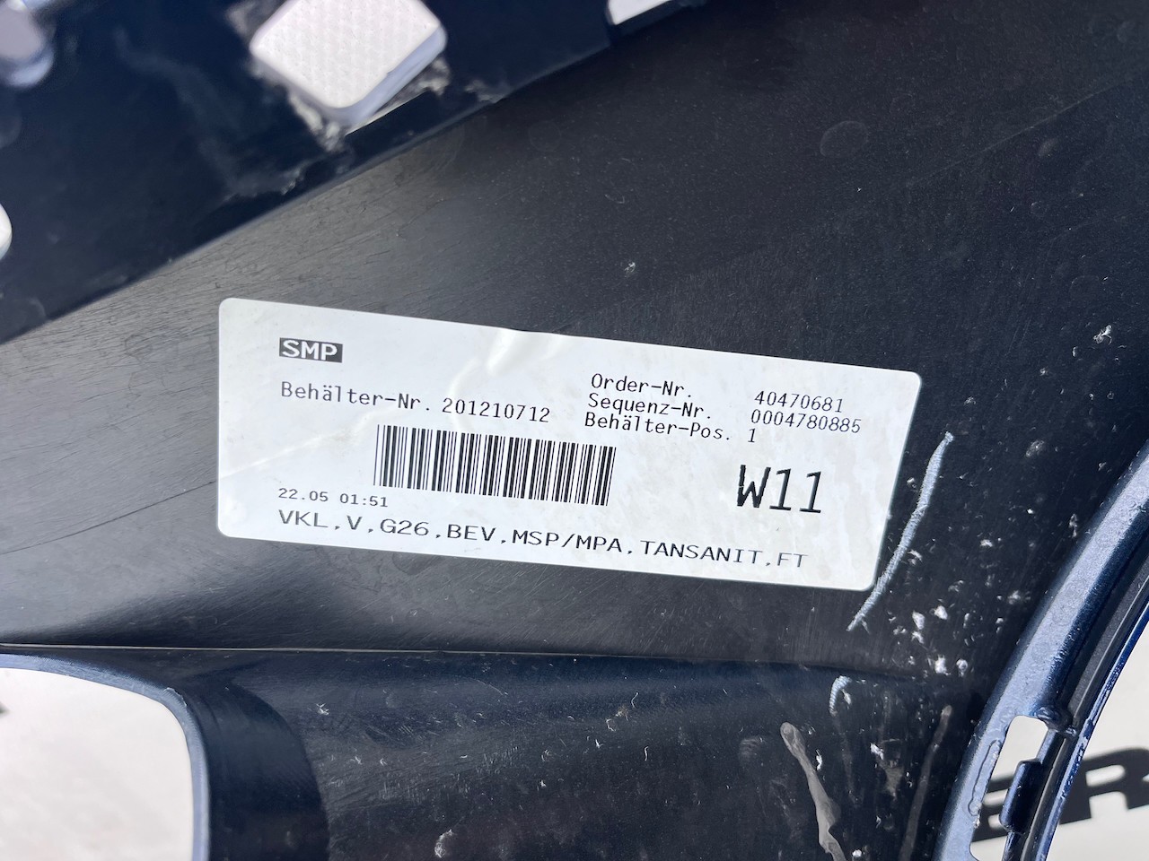 BMW I4 I4 Gran Coupe M Sport G26 2022-2025 Front Bumper 6 Pdc Genuine [B227]