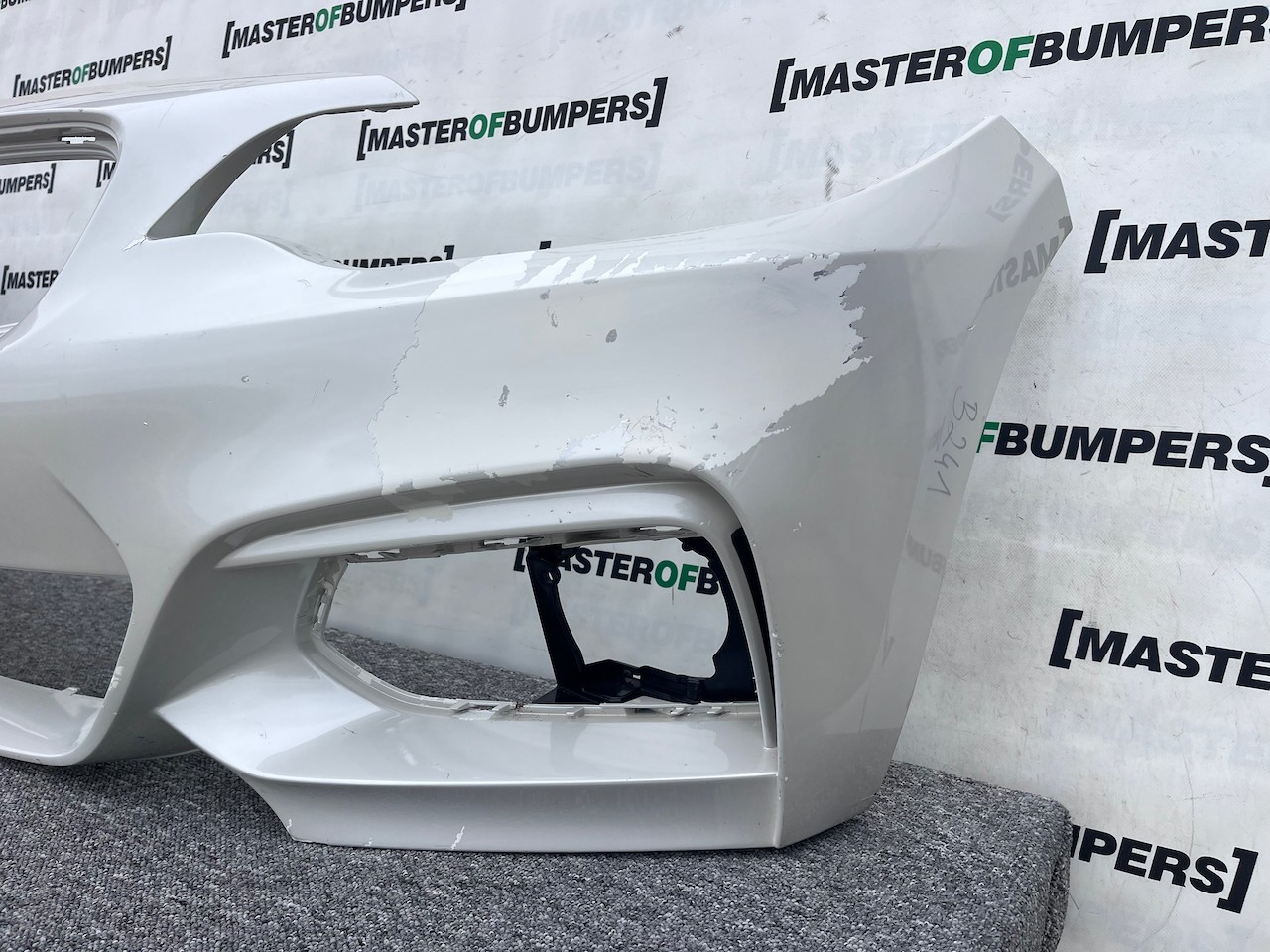 BMW 2 Series F22 F23 M Sport Cabrio 2014-2019 Front Bumper No Pdc Genuine [B241]